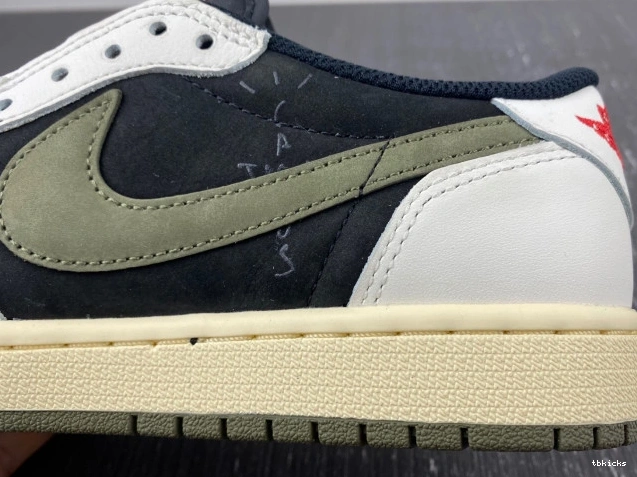 Rep TB WMNS Olive 1 Low Air DZ4137-106 x Travis OG Jordan Scott 0808